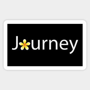 Journey artistic text design Sticker